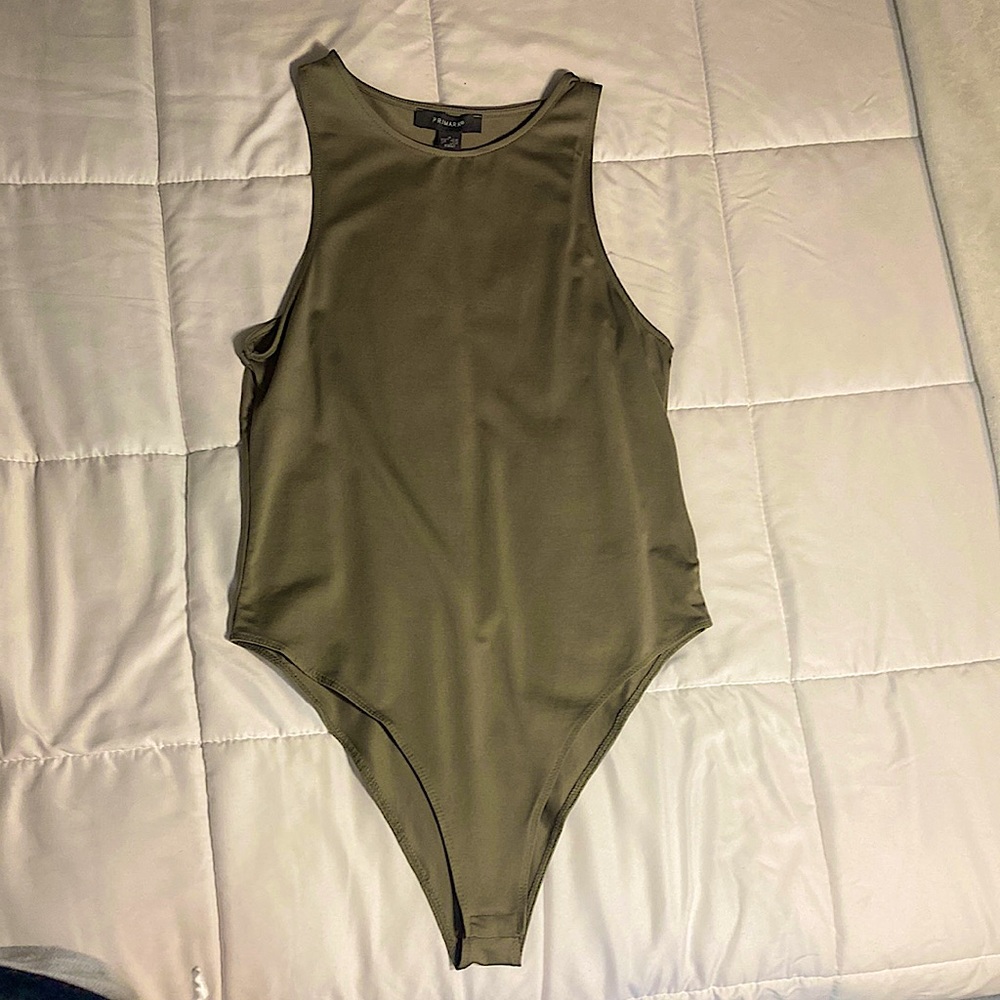 Primark. Olive green bodysuit size Medium